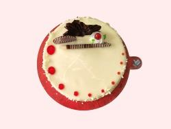 White Forest Cake (Veg)